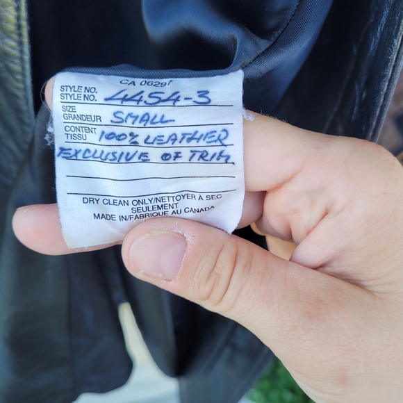 Vintage Leather Midi Jacket - Picture 7 of 7